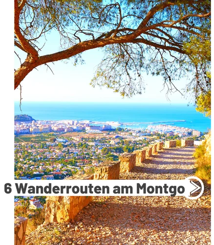 Wanderrouten am Montgo