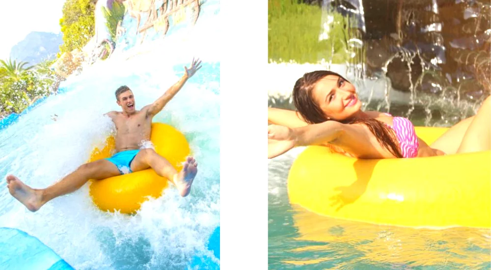 Der Wasserpark Aqualandia in Benidorm