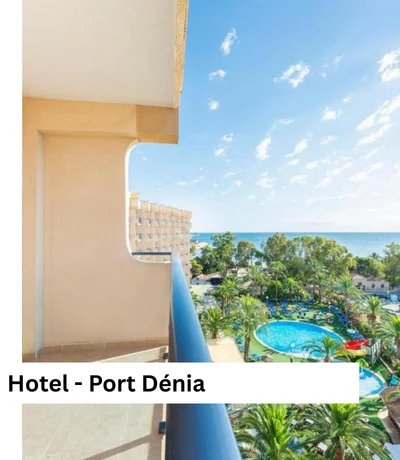 blick vom Familien Hotel in El Port Denia