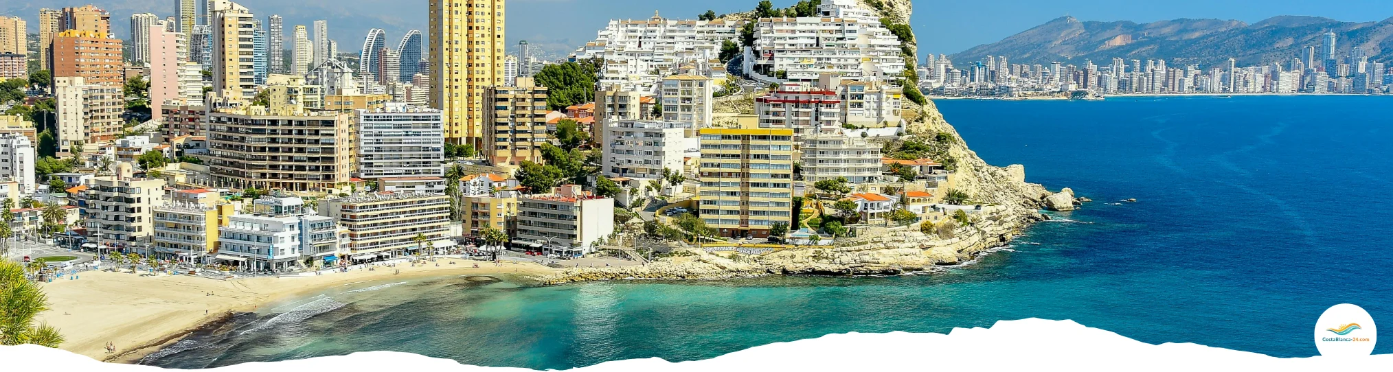 Blick auf die Skyline vom Benidorm