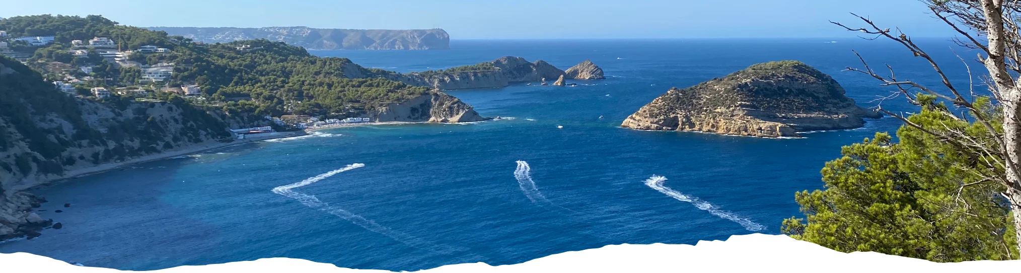 blick auf die costa blanca und das meer