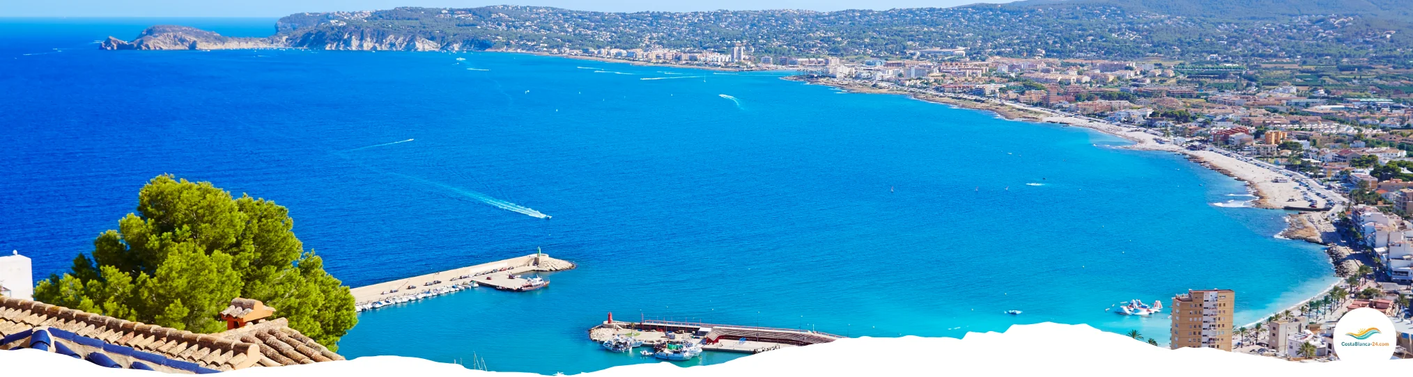 Blick auf die Bucht von Javea
