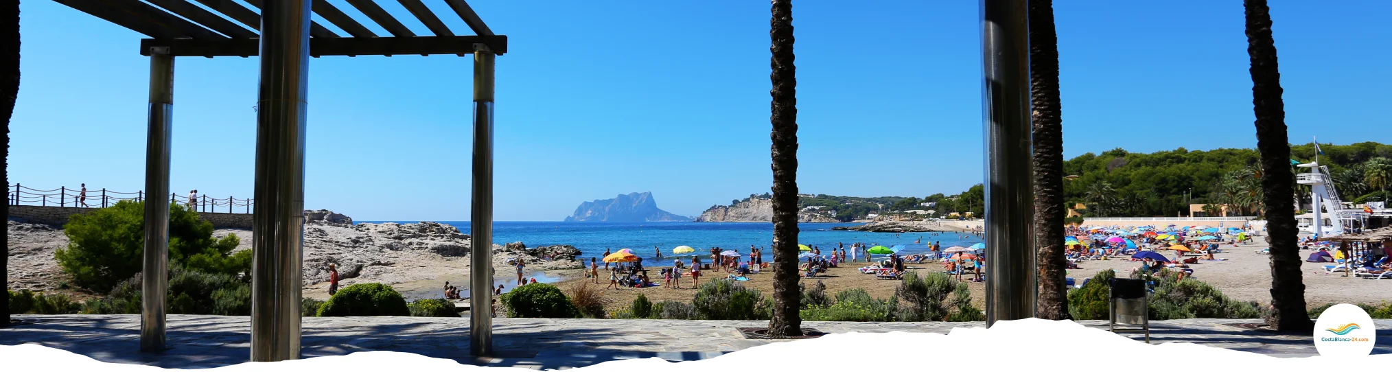 Blick auf das Meer von Moraira